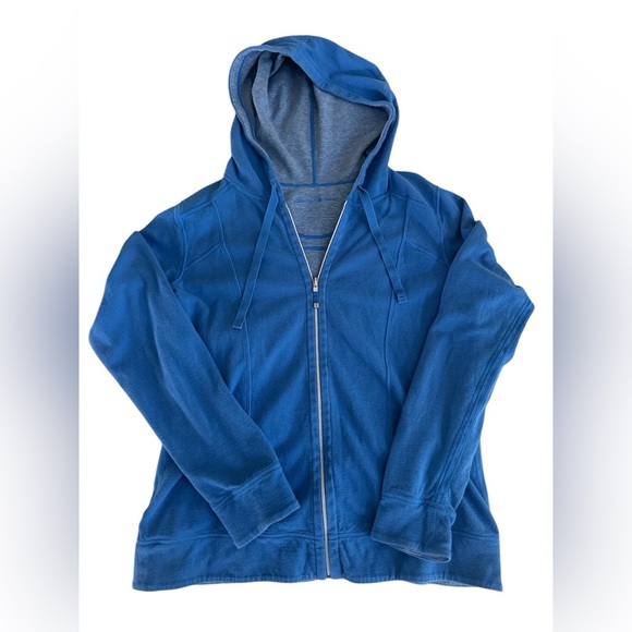 Tommy Bahama extra soft Lighthouse Seamed‎ Hooded Sweatshirt - Size Medium 10/12 - Picture 1 of 4